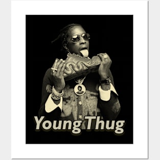 Young Thug vintage (black white design) Posters and Art